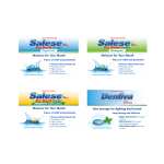 Individual samples of Salese Dry Mouth Comfort and Dentiva Complete Oral Hygiene by Nuvora, Inc.